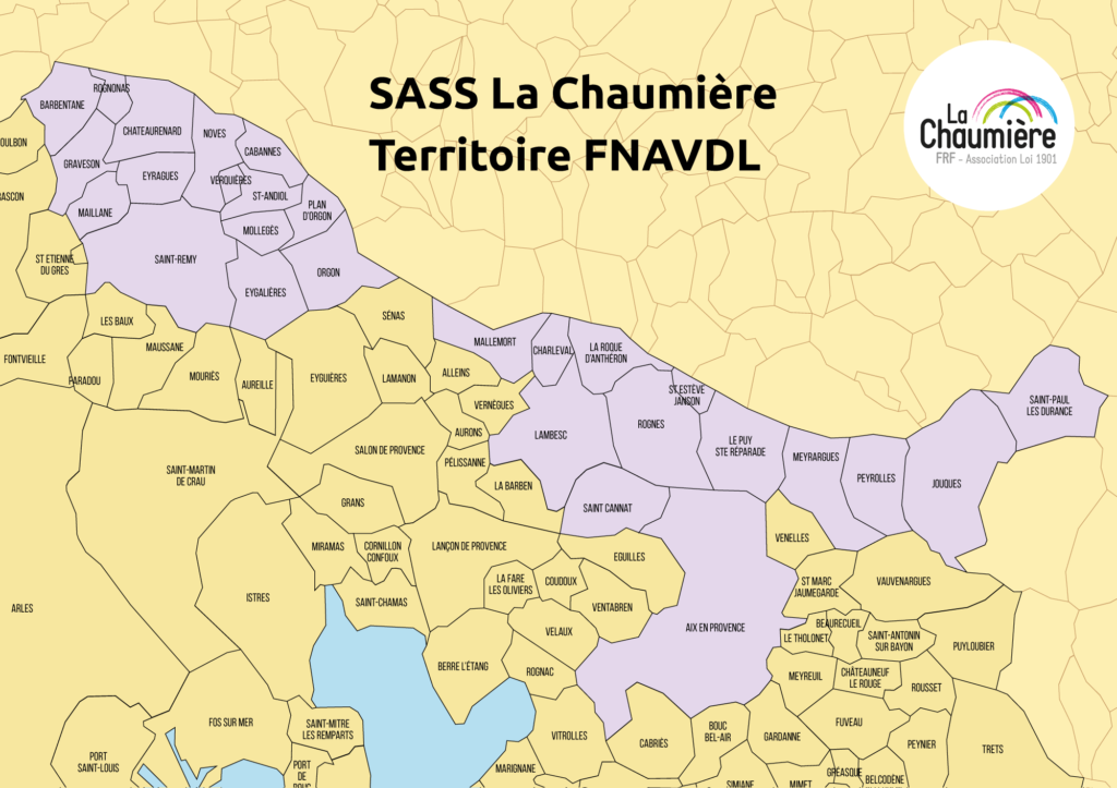 SASS La Chaumière - territoire FNAVDL